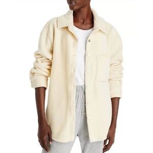 DONNI. Fleece shacket